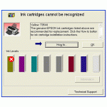 Epson inkjet printer rejecting printer cartridges? Try this!