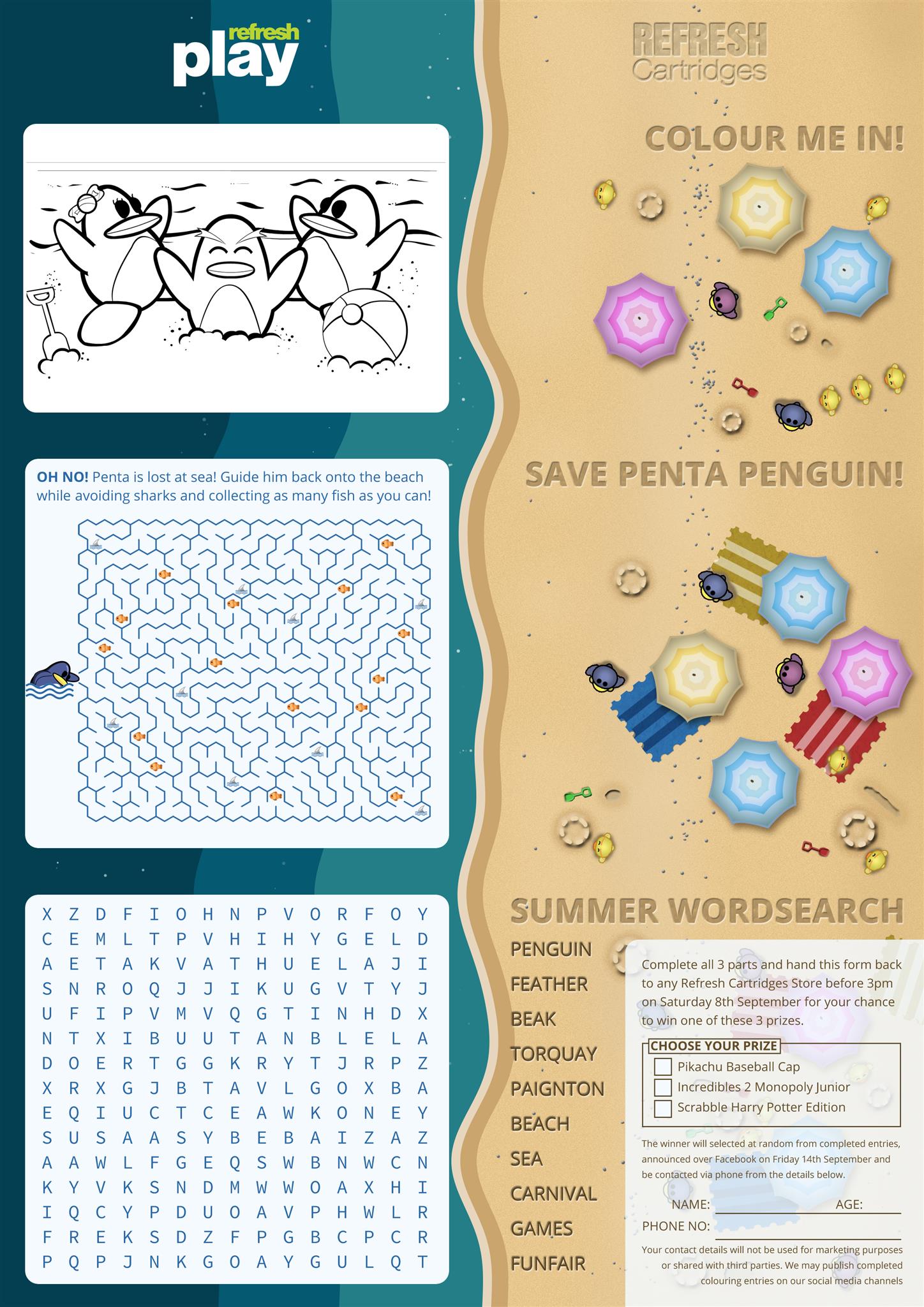 Carnival Activity Sheet