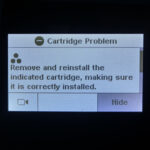 “Remove and Reinstall the Indicated Cartridge” HP 302 & HP 304 Symbols