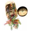 (32mm) Large Plain Paper Clips // Multicoloured // Tub of 500