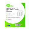40 x 100 CD/DVD PVC Sleeves - 100 micron