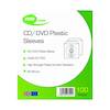 100 CD/DVD PVC Sleeves