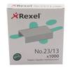 1000 x Rexel No. 23 13mm Staples (Capacity: 90 sheets of 80gsm paper) 2101053