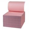 2000 Sheets Of Listing Paper, 1 Part Plain, 279 X 370mm, 60gsm Pink, White