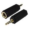 3.5mm Male Jack to 6.25mm Female Socket Adapter