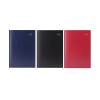 3085 A4 2027 Week to View Diary Blue/Black/Burgundy