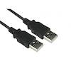 3m USB 2.0 Type A (M) to Type A (M) Data Cable - Black