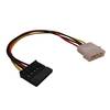 4 Pin 5.25 molex to 15 Pin SATA power cable