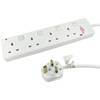 NEWlink 5 Metre Individually Switched UK Power Extension - 4 Ports