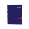 5 Star Graffico A4 Wirebound Notebook 90gsm 140 Pages (EN08818)