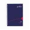 5 Star Graffico Polypropylene A5 Wirebound Notebook (EN08822)
