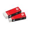5 Star Plastic Eraser 60 x 21 x 12mm White Pack of 10 (332896)