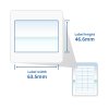 A4 Glossy White Self Adhesive Address Labels 18 Labels Per Page (100)