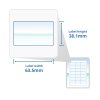 A4 Glossy White Self Adhesive Address Labels 21 Labels Per Page (100)