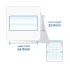A4 Glossy White Self Adhesive Address Labels 24 Labels Per Page (100)