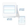 A4 Glossy White Self Adhesive Address Labels 8 Labels Per Page (100)