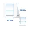 A4 Glossy White Self Adhesive Address Labels 1 Label Per Page (100)