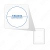 A4 Matt White Circular Self Adhesive Labels 2 Labels Per Page