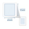 A4 Self Adhesive Address Labels 12 Labels Per Page (100)