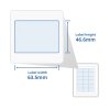 A4 Self Adhesive Address Labels 18 Labels Per Page (100)