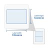 A4 Self Adhesive Address Labels 2 Labels Per Page (100)