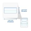 A4 Self Adhesive Address Labels 3 Labels Per Page (100)