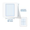 A4 Self Adhesive Address Labels 4 Labels Per Page (100)