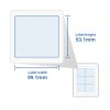 A4 Self Adhesive Address Labels 6 Labels Per Page (100)