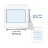 A4 Self Adhesive Address Labels 8 Labels Per Page (100)