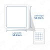 A4 Self Adhesive Square Labels 15 Labels Per Page (100)