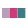 3482 A5 2027 Day a Page Diary Pink/Purple/Teal