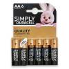 AA Batteries Simply by Duracell 6 Pack
