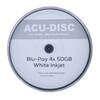 Acu-Disc Full Face Printable 4x BD-R DL Blu-Ray Dual Layer 50GB - 10 Discs