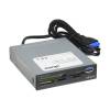 Akasa USB 3.0 Multi Card Reader Internal Black Grey (AK-ICR-27)