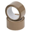 Alpackage Box of 72 of Brown/Buff BOPP Packaging Parcel Tape 48mm x 66m