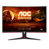 AOC Full HD LED Computer Monitor Black and Red - G2 23.6" (C24G2AE/BK)