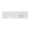 Apple Magic Keyboard with Numeric Keypad Bluetooth UK QWERTY Silver/White (MXCJ3