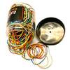 Assorted Rubber Bands // Assorted sizes & colours // Tub of 75g