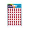 Avery Coloured Label Round 8mm Diameter Red (Pack 10 x 560 Labels / 5600 labels