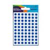 Avery Coloured Label Round 8mm Diameter Blue (Pack 10 x 560 Labels / 5600 labels