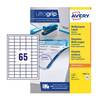 Avery Multipurpose Label 38x21.2mm 65 Per A4 Sheet White 40 sheets