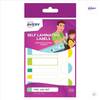 Avery Self Laminating Waterproof Labels 86x17mm Pastel Colours White (Pack 24) -