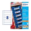 Avery White 155 x 35 mm Self Adhesive Laser/Inkjet Removeable Tray & Labels