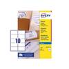 Avery Inkjet Address Label 99x57mm 10 Per A4 Sheet White (Pack 1000 Labels) J817
