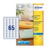 Avery Inkjet Mini Label 38.1x21.2mm 65 Per A4 Sheet Clear (Pack 1625 Labels) J85