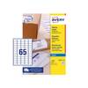 Avery Inkjet Address Label 38x21mm 65 Per A4 Sheet White (Pack 6500 Labels) J865