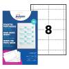 Avery White 90 x 60 mm Microperforated Printable Inserts - 8 Per Page