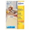 Avery White 99.1 x 42.3 mm Self Adhesive Laser Multipurpose Removable Labels