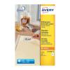 Avery White 96 x 63.5 mm Self Adhesive Laser Multipurpose Removeable Labels - 8