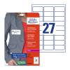 Avery White 63.5 x 29.6 mm Self Adhesive Laser Self Adhesive Name Badge Labels -